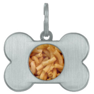 Placa Para Mascotas Macarrones con queso