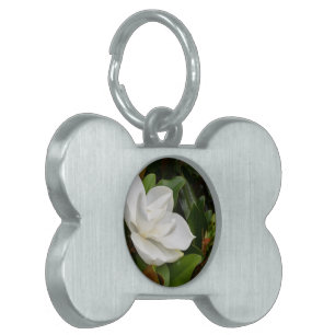 Placa Para Mascotas Magnolia blanca
