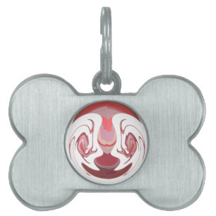 Placa Para Mascotas Majestad del Marrón: Radiancia Rustica Texturada e