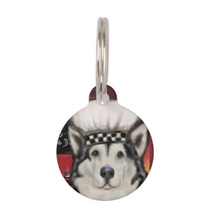 Placa Para Mascotas Malamute de Alaska
