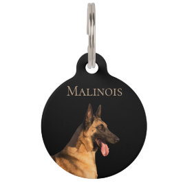 Placa Para Mascotas Malinois