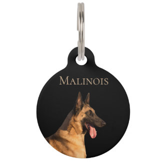 Placa Para Mascotas Malinois