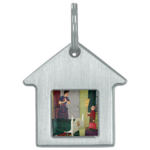 Placa Para Mascotas ¡Mamá, limpié mi sitio!