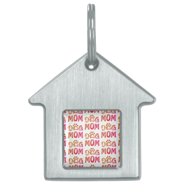Placa Para Mascotas Mamá Perro (Frente)
