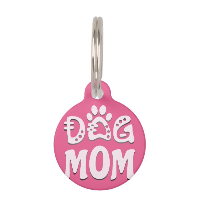 Placa Para Mascotas Mamá Perro (Anverso)