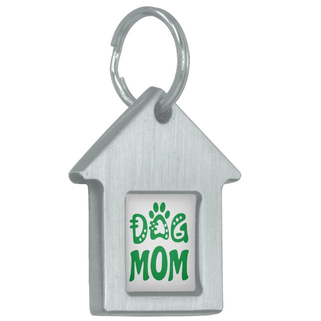 Placa Para Mascotas Mamá Perro (Frente Izquierda)