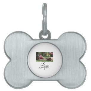Placa Para Mascotas Mamá perro ama agregar texto nombre amantes de mas
