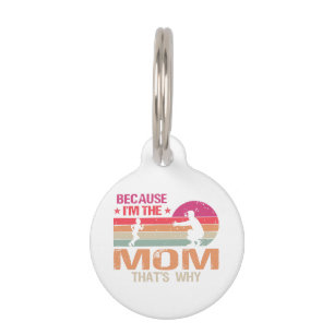 Placa Para Mascotas Mamá y papá se casaron con Día de la Madre