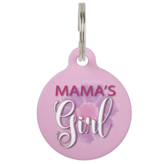 Placa Para Mascotas Mamas Chica