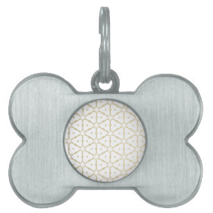 Placa Para Mascotas Mandala de lujo 52