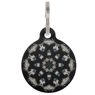 Placa Para Mascotas Mandala elegante