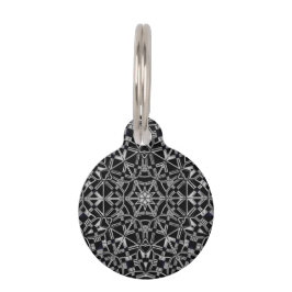 Placa Para Mascotas Mandala Industrial