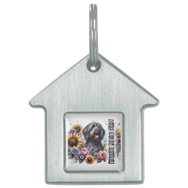 Placa Para Mascotas Mantenga o agregue la foto de su mascota  (Frente)