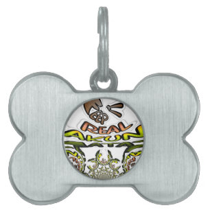 Placa Para Mascotas Manténgalo Real: Impresión/Gráfico de arte Kaleido