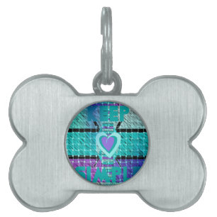 Placa Para Mascotas Manténgalo Simple: Arte De Patrón De Claridad Y Co