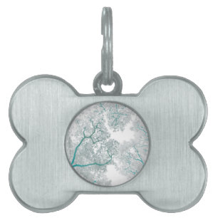 Placa Para Mascotas Mapa de árboles 3