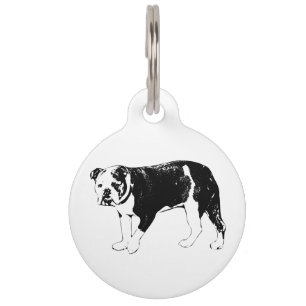 Placa Para Mascotas Marca Bulldog, Señal Fuerte
