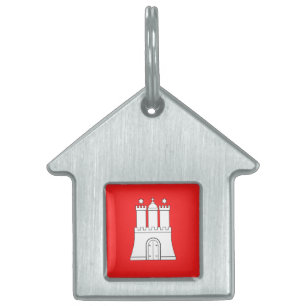 Placa Para Mascotas Marca de la etiqueta de identificación de mascotas