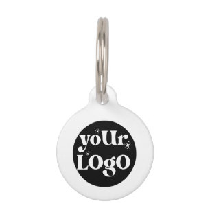 Placa Para Mascotas Marca de logotipo comercial