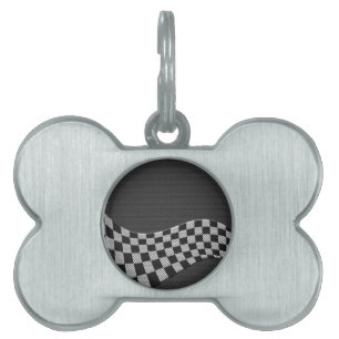 Placa Para Mascotas Marcadores de marca de marca de Carreras de fibra