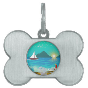 Placa Para Mascotas Margaritaville