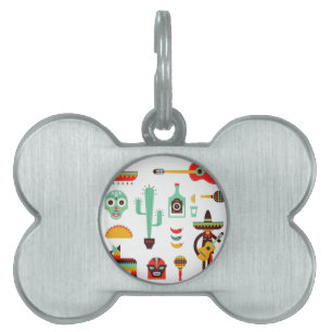 Placa Para Mascotas mariachi mexicana