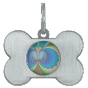 Placa Para Mascotas Mariposa