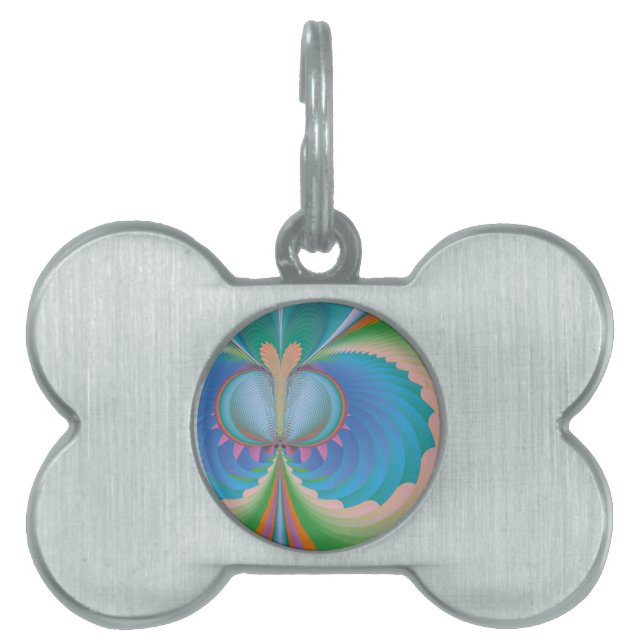 Placa Para Mascotas Mariposa (Frente)