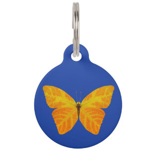 Placa Para Mascotas Mariposa Aspen Leaf 3