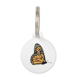 Placa Para Mascotas Mariposa monarca
