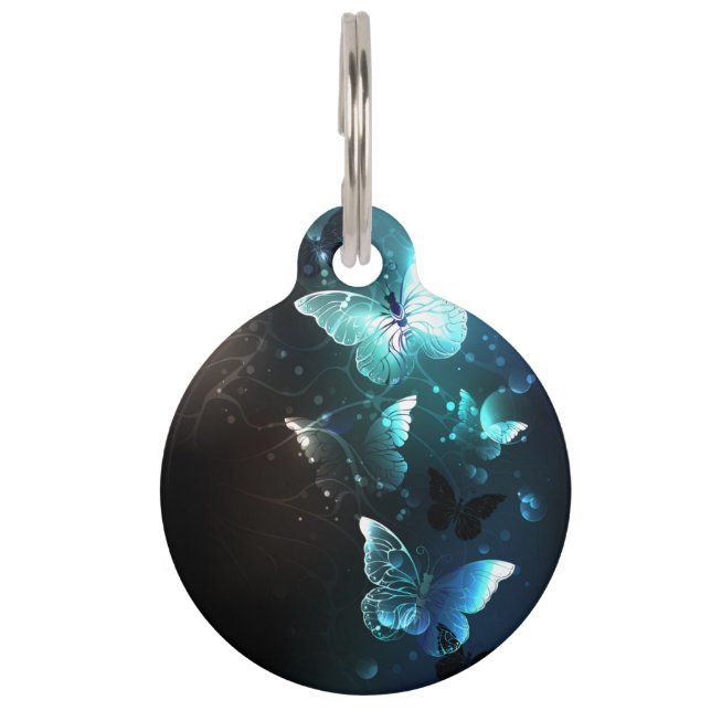 Placa Para Mascotas Mariposas nocturnas (Anverso)