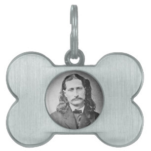 Placa Para Mascotas Mariscal Wild Bill Hickok pistolero del viejo oest