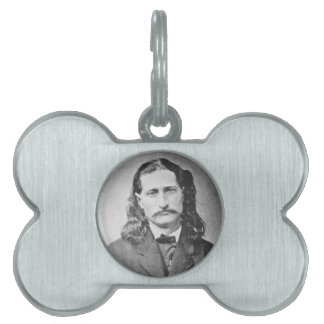 Placa Para Mascotas Mariscal Wild Bill Hickok pistolero del viejo oest