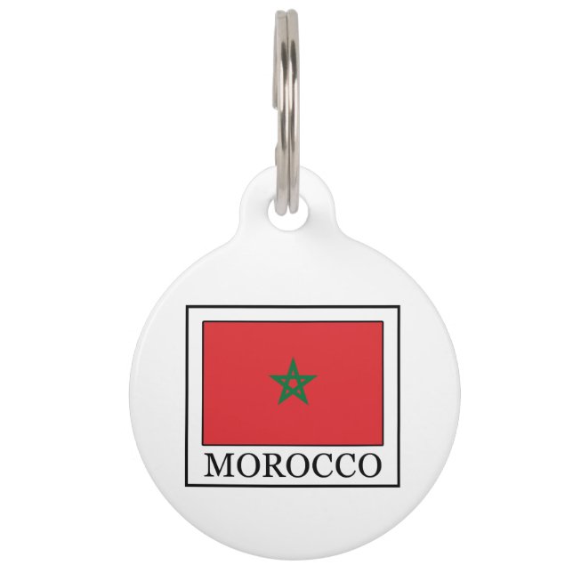 Placa Para Mascotas Marruecos (Anverso)
