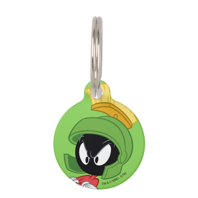 Placa Para Mascotas MARVIN MARTIAN™| Armas cruzadas (Anverso)