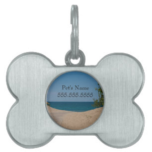 Placa Para Mascotas Más allá de la etiqueta de nombre de Mascota