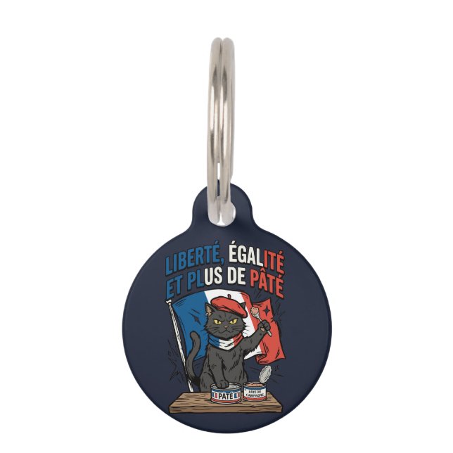 Placa Para Mascotas Más Paté (Anverso)