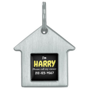 Placa Para Mascotas Mascota con forma de mascota