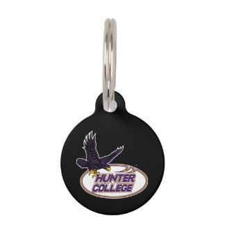 Placa Para Mascotas Mascota de los Hunter College Hawks