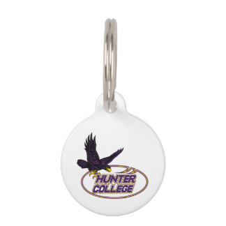 Placa Para Mascotas Mascota de los Hunter College Hawks