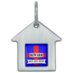 Placa Para Mascotas Mascota de plantilla de nombre de Mascota de recom