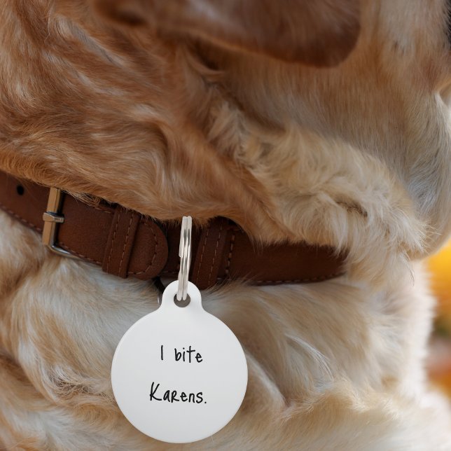 Placa Para Mascotas Mascota Perdido Personalizado de Collar Funny Perd (Subido por el creador)