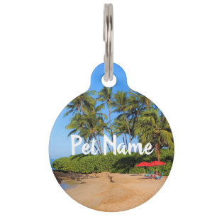 Placa Para Mascotas Maui Beach