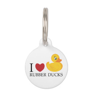 Placa Para Mascotas Me encantan los duques de caucho