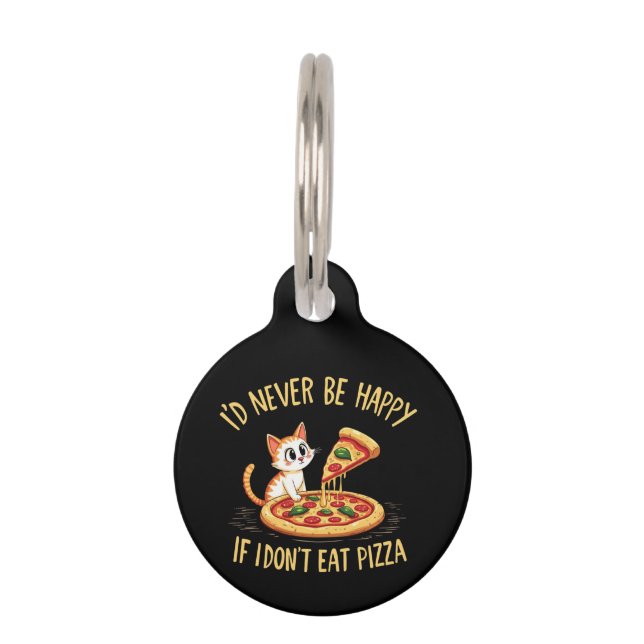 Placa Para Mascotas Me encantaría una camiseta personalizada si no pud (Anverso)