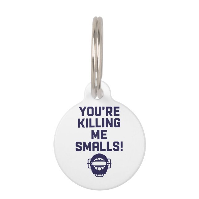 Placa Para Mascotas ¡Me estás matando a mellizos! (Anverso)