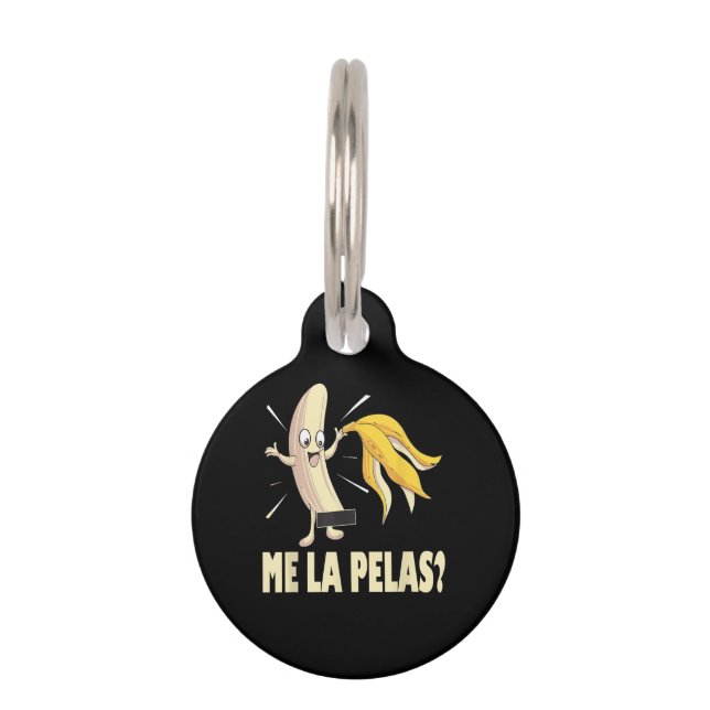 Placa Para Mascotas Me La Pelas (Anverso)