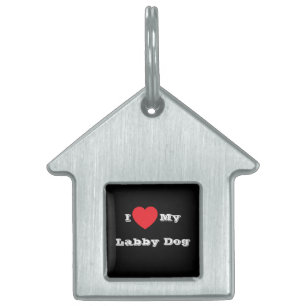 Placa Para Mascotas Me ♥️ Mi Perro Laborista