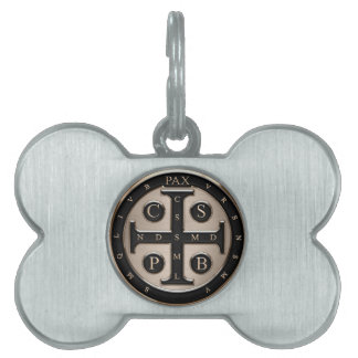 Placa Para Mascotas Medalla del St. Benedicto