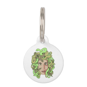 Placa Para Mascotas Medusa